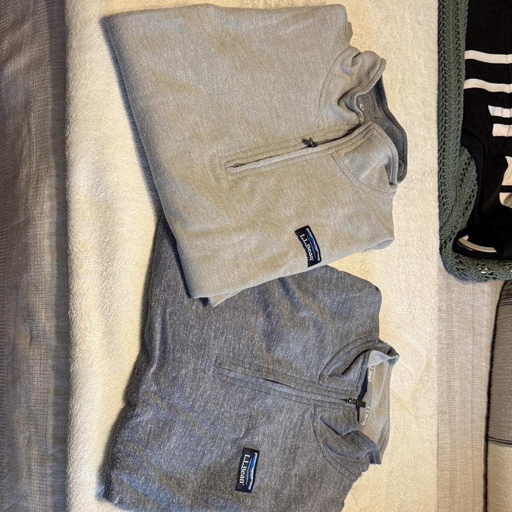 Llbean Men's 1/4 zip sweater pullover